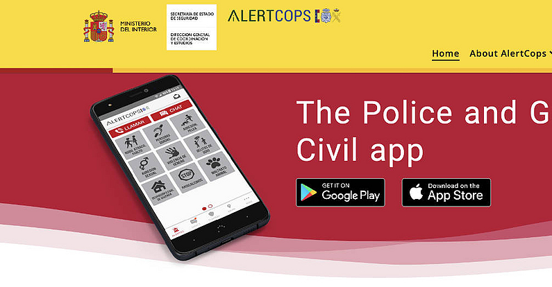 ALERTCOPS – The Police and Guardia Civil app from Spain.