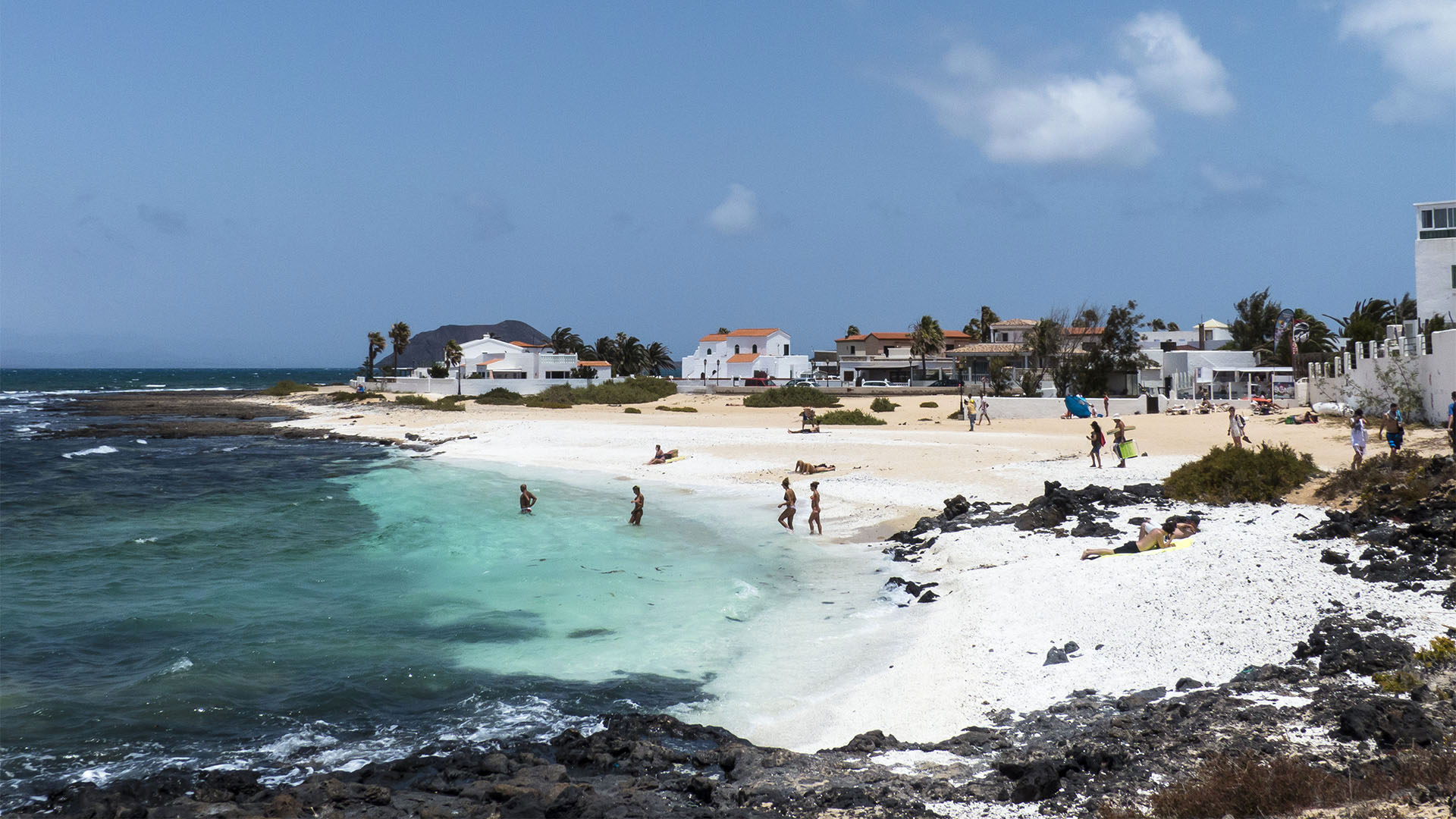 Fuerteventura Strande Corralejo Playa Del Medio Sunny Fuerte