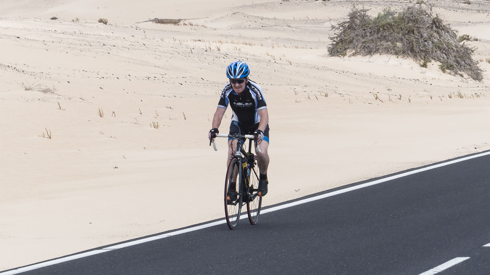 Triathlon Radfahren Laufen auf Fuerteventura.