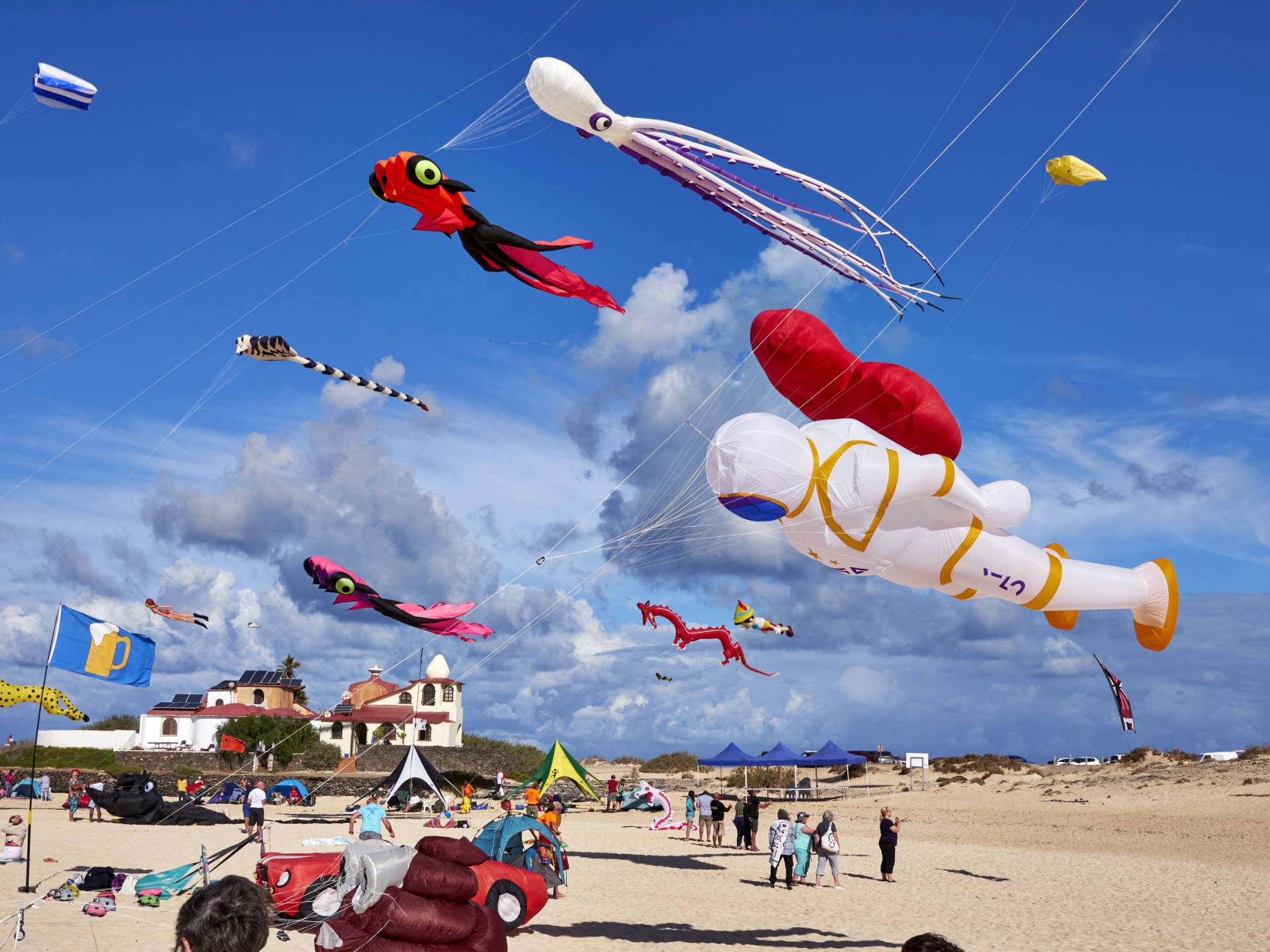 Impressionen vom Drachenfestival auf Fuerteventura 2024 – 37. Festival Internacional de Cometas.